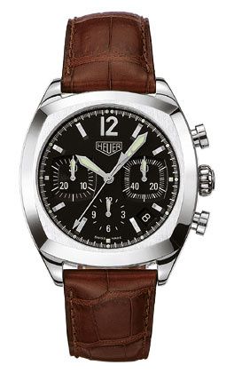 TAG Heuer Monza Chronograph Stainless Steel / Black
